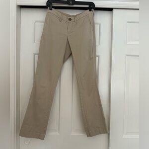 Women's Tan Straight Leg Pants